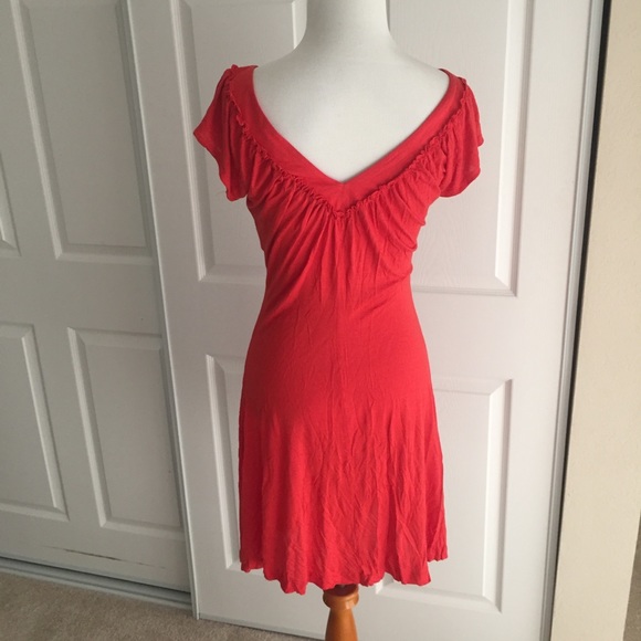 Diane Von Furstenberg Red Dress 4 - Picture 5 of 7